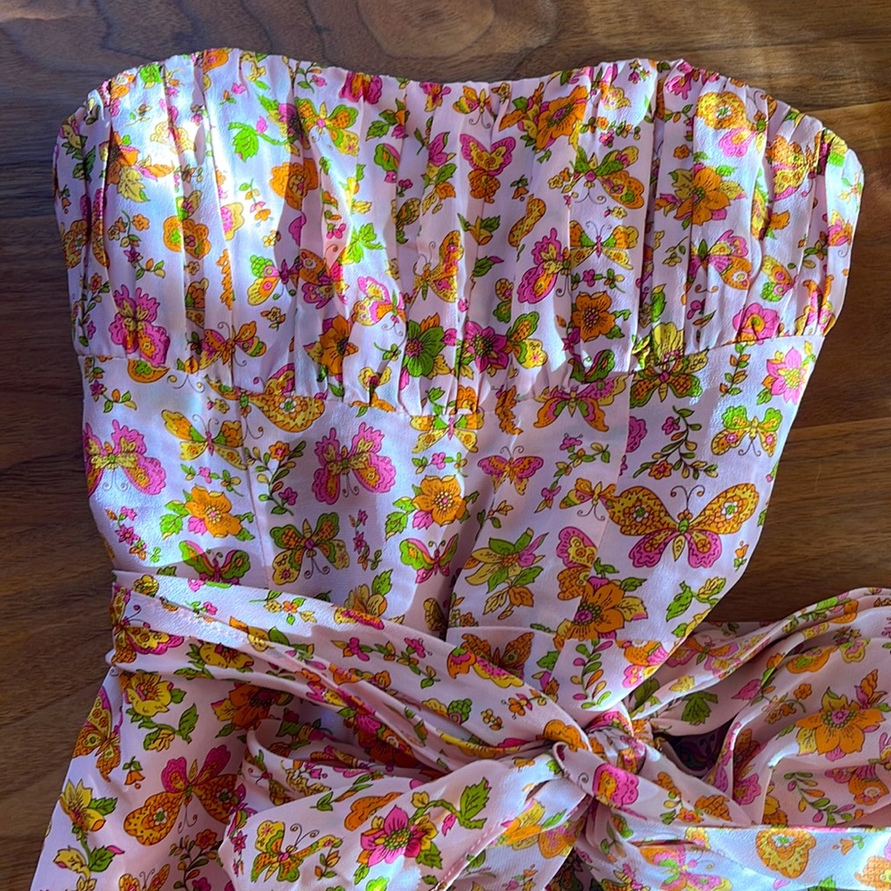 Vintage Nanette Lepore butterfly dress size 0